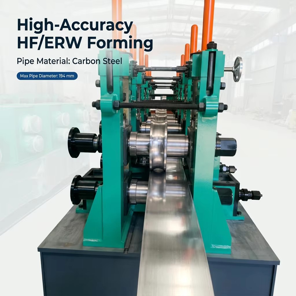 Carbon Steel HF Welded Tube Mill Line Petroleum Pipe