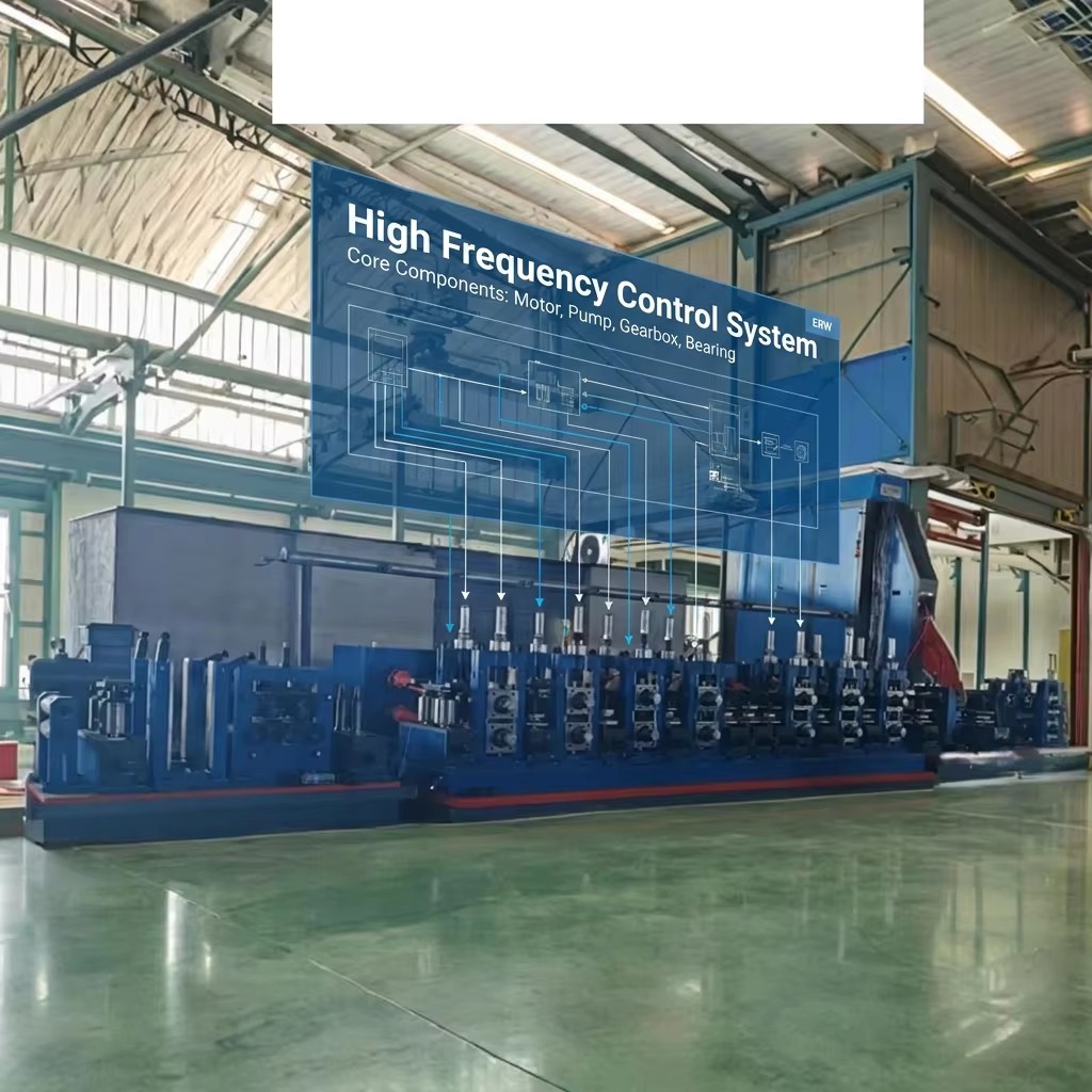 Carbon Steel HF Welded Tube Mill Line Petroleum Pipe