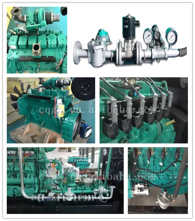 Cogeneration Combined Heat Power Electric Station Biogas Gas Power Generator 20kw
