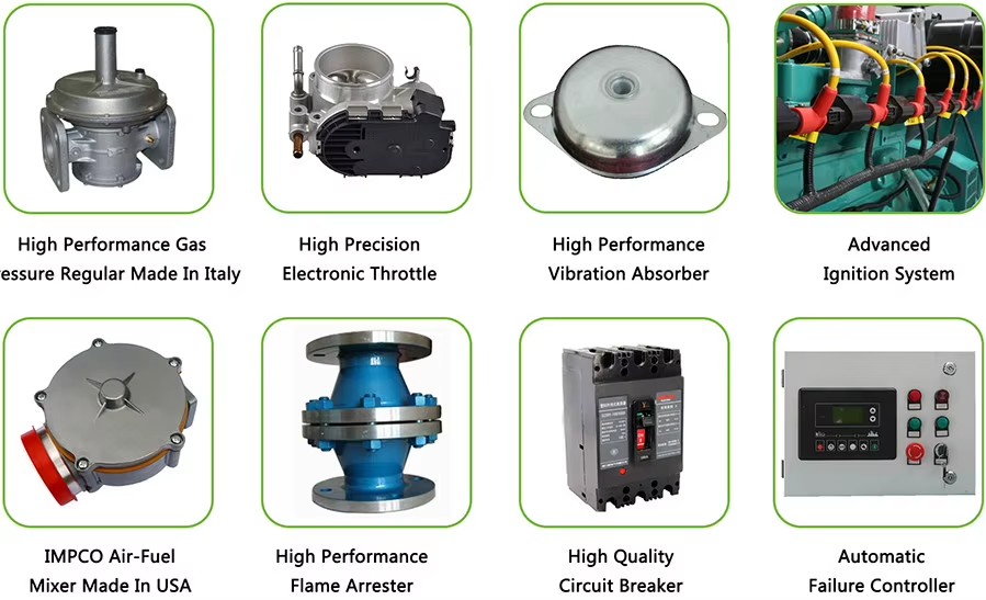 Commercial Methane Gas Generator 2 Mw Generated Electricity