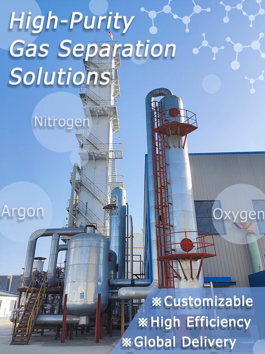 High Quality Cryogenic Air Separation Plant Good Price Gas Generation Equipment System