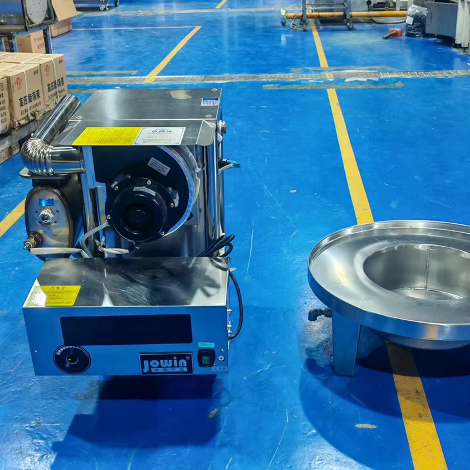 Undercounter Gas Steam Generator Unit 25KW 34kg/h with 304 Stainless Steel Heat Exchanger Energy Saving 30%-50% for Food Plant