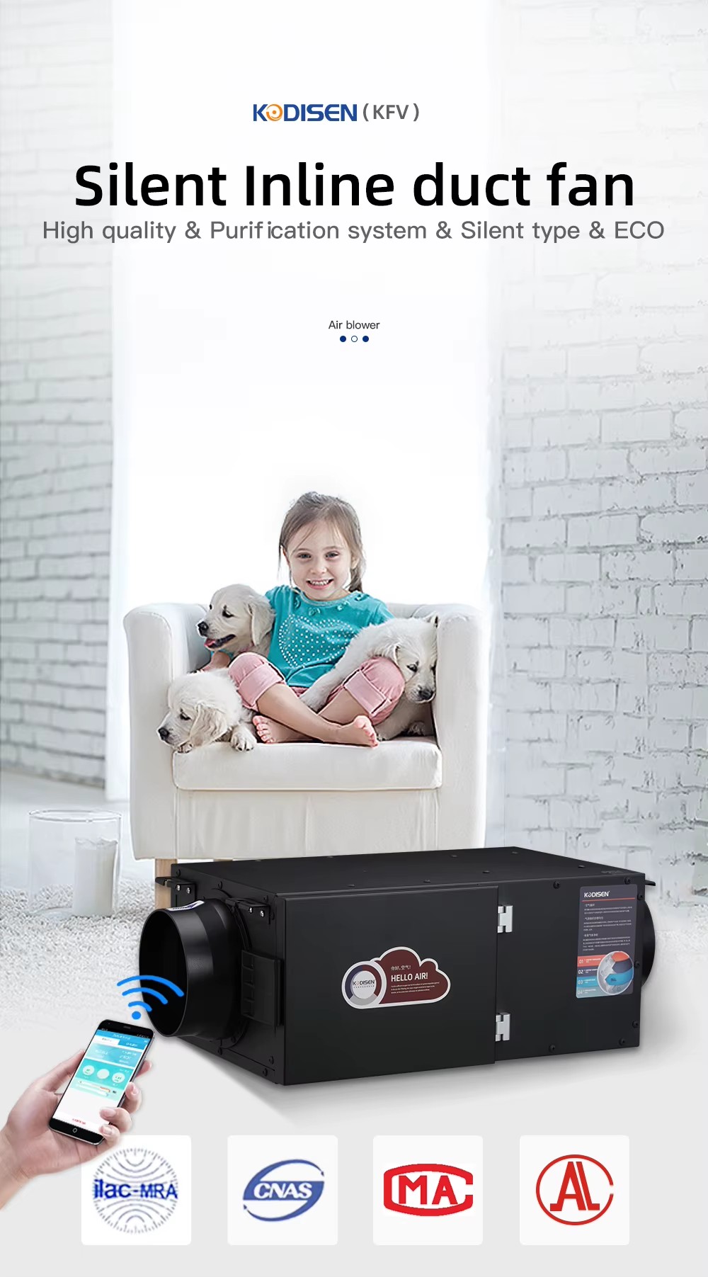 Energy Saving Ventilation HVAC System Recuperator Air Bypass HRV Heat Recovery Ventilation System