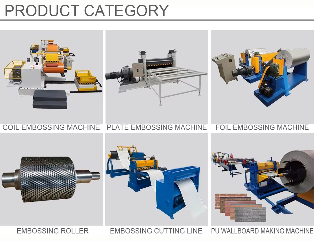 Automatic Embossing Machine Line for Checkered Plate Steel Plate AL Stainless Steel