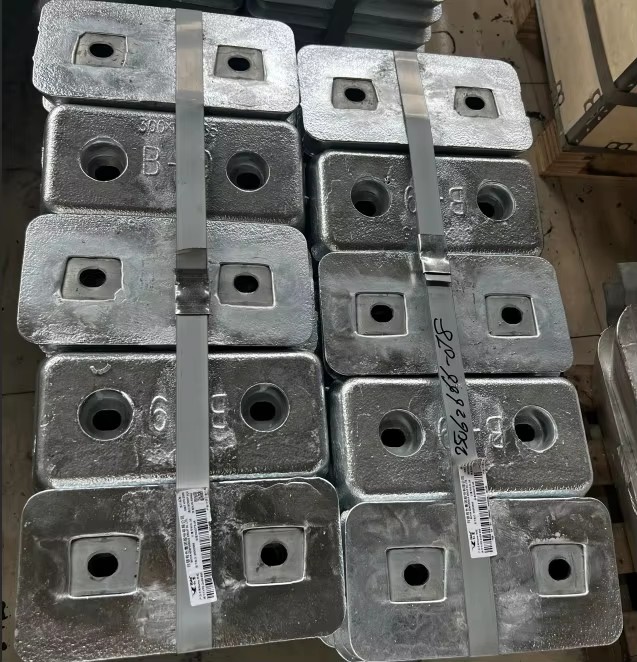 Marine Vessel Cathodic Protection Sacrificial Zinc Anode