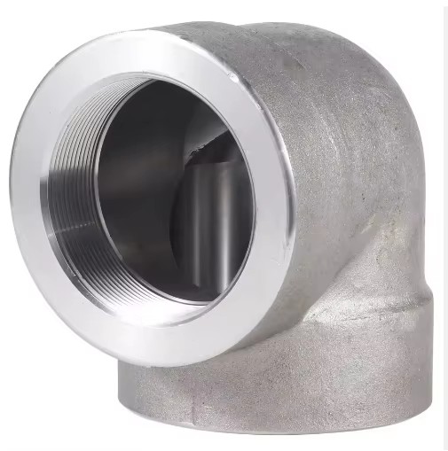ASME B16.11 SS 304 316 3000lbs 1/2" Forged Pipe Fittings SW 90 Degree LR Socket Weld Elbow