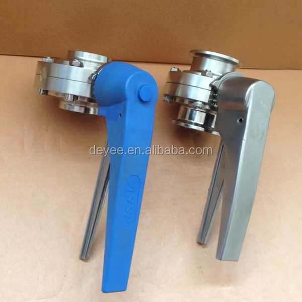 DN150 Manual Welded SS304/SS316L Butterfly Valves Silicone Gasket Din Water/Gas Electric General Check ISO9001 Certified