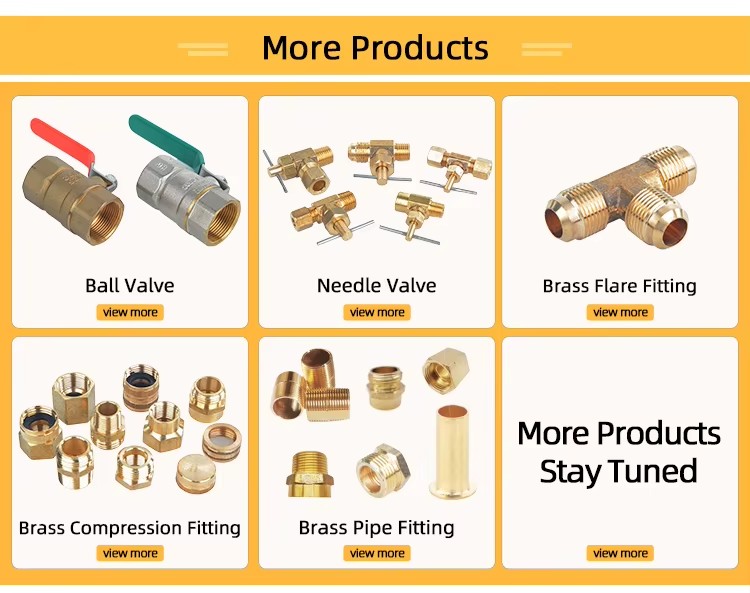 Good Price Chrome Plated Available Multiple Size Compression X Male Brass Water Compression Pipe Fittings