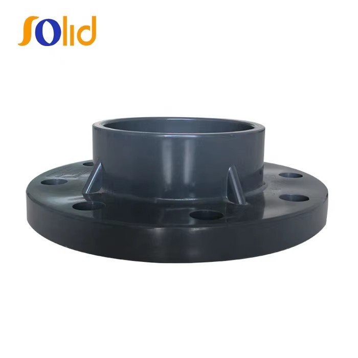 High Quality PN10/PN16 Plastic/PVC TS Flange Integral PVC Van Stone Flange