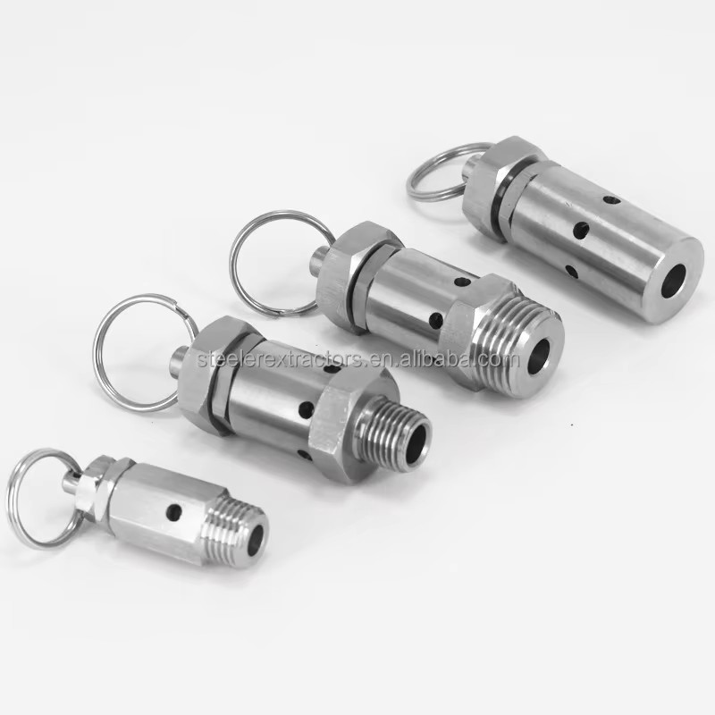 SS304 Stainless Steel Sanitary Steam Pressure Cooker High Temperature Exhaust Valve