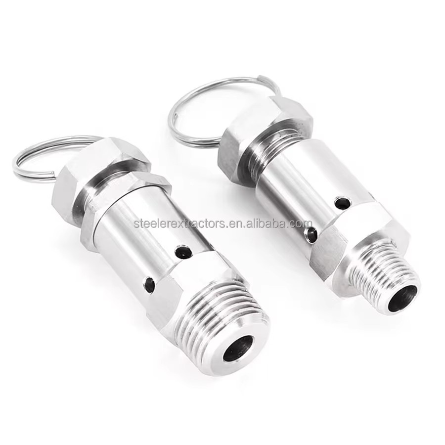 SS304 Stainless Steel Sanitary Air Compressor Safety Relief Valve