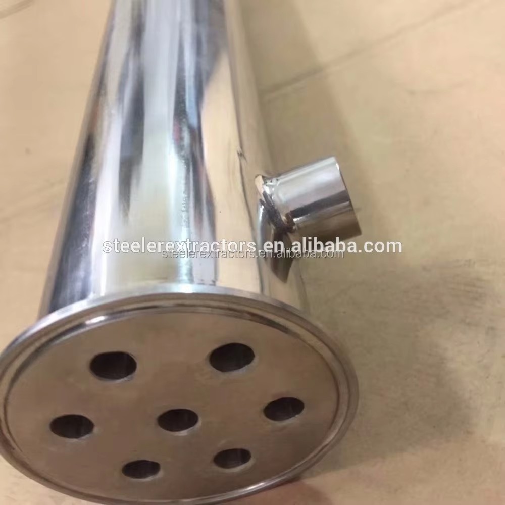 Stainless Steel 4"x36" Tri Clamp Dephlegmator Condensers with 1/2 Inch Tube