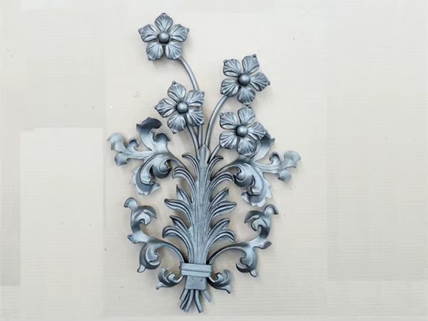 2021 Hot Wholesale Customized Forged Iron or Wrought Iron Railing Baskets Balusters Ornaments Manufacturer for Fence Decoration