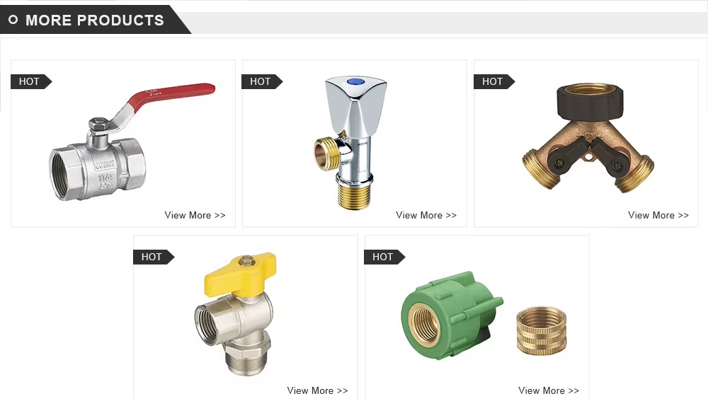 B&H Wholesaler Superior Quality Brass Straight Angle Valve with PEX Connection Manual Stop Ball for Water CUPC Certified