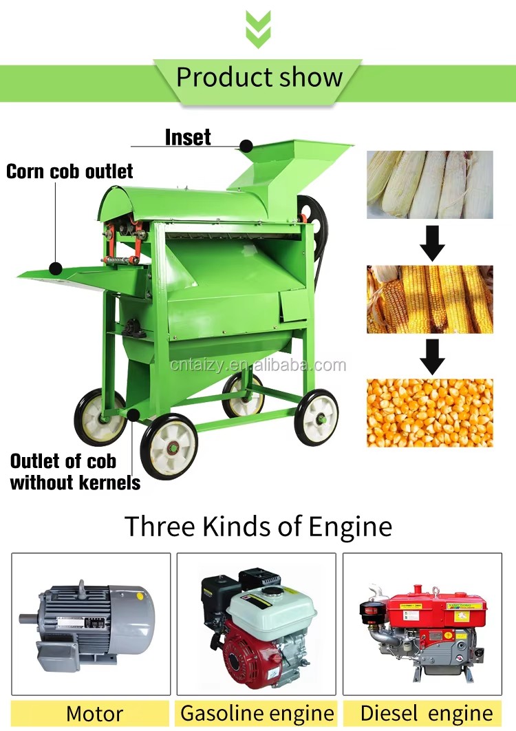 Corn Husker Machine on Sale Sweet Corn Threshing Machine Best Quality Corn Thresher Cum Skin Peeling Machine for Sale