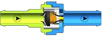5/16" POM and FKM Non Return Fuel Check Valve FCV1605EVN