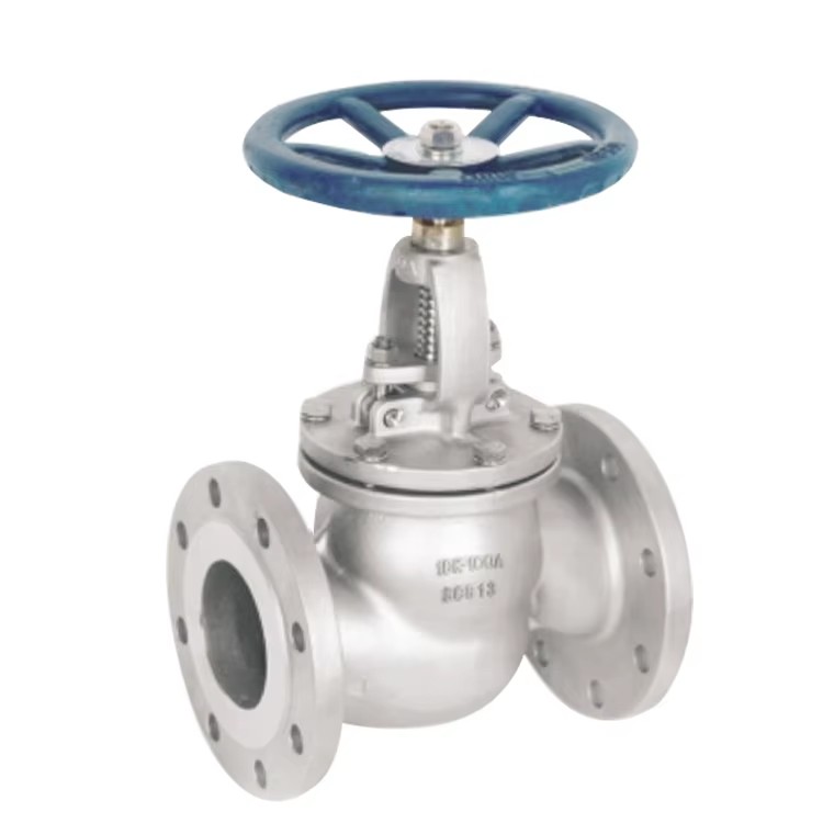 JIS Standard F7301 DN15-65 Marine Globe Valves Through Shut-Off Flange End 5K Bronze Manual Stop Structure
