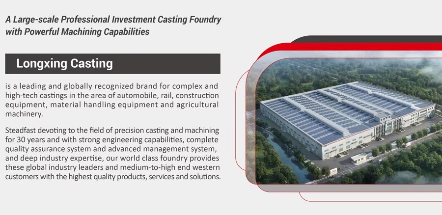 Professional Foundry Cast With Machining Factory