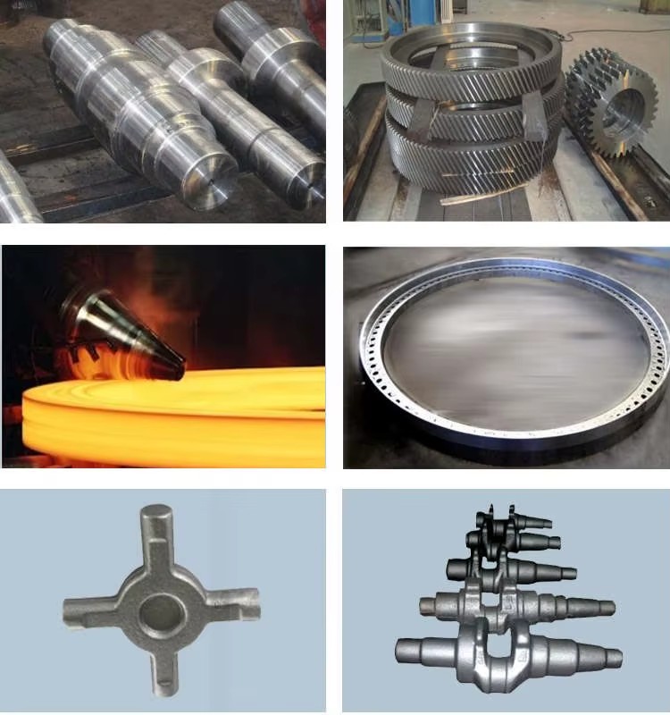 Densen Customized Forged Heavy Duty Alloy Steel Rail Wheel for Wagon on Track,Forging Steel Rail Gantry Crane Wheel