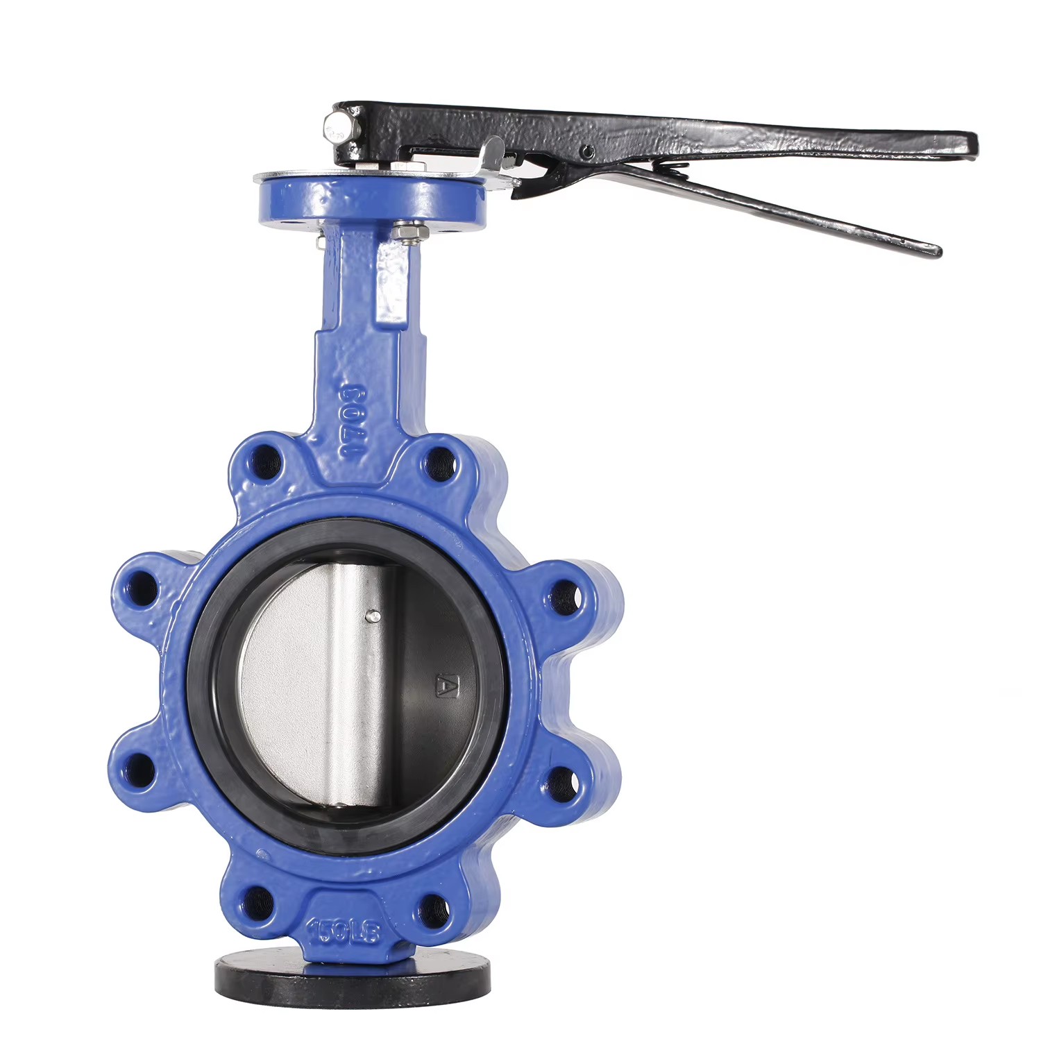 High Performance API609 4 Inch Manual Lug Type Cast Iron Butterfly Valve for Water ISO9001:2008 CE Certified