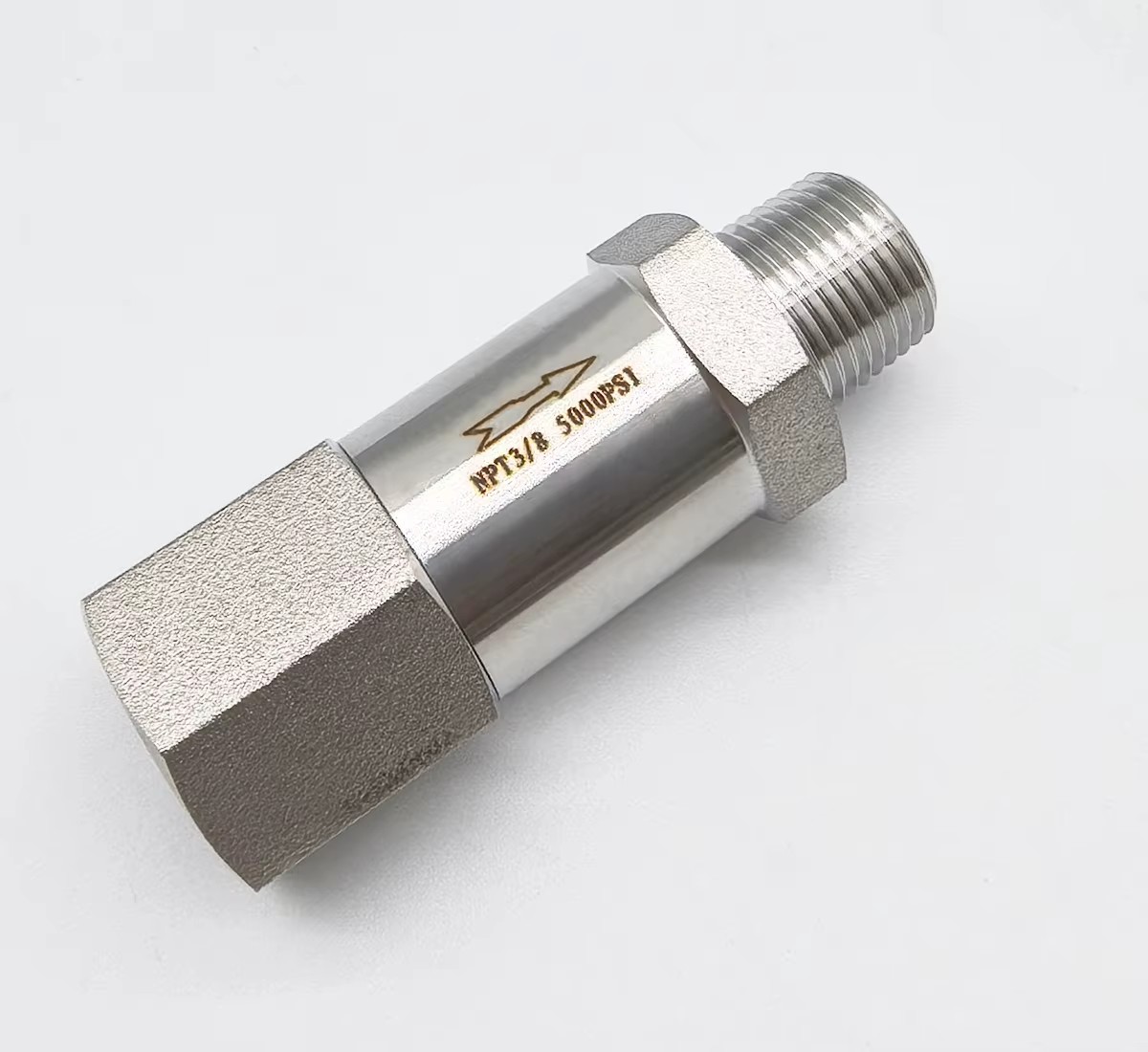 1/4 NPT Home Unidirectionnel Valve Stainless Steel Check Valve 304 Gaz En Acier Inoxydable Eau Huile Non-Retour 915 PSI Soupape