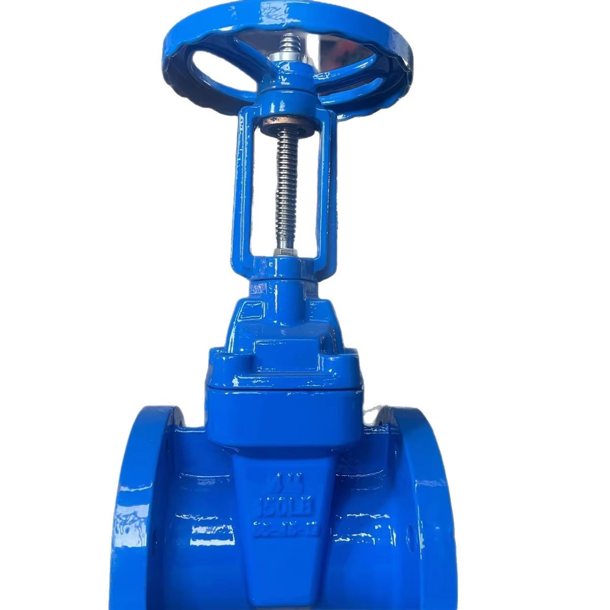 Flange Ductile Cast Iron Soft-Seal Resilient Seat Rising stem 200mm Gate Valve