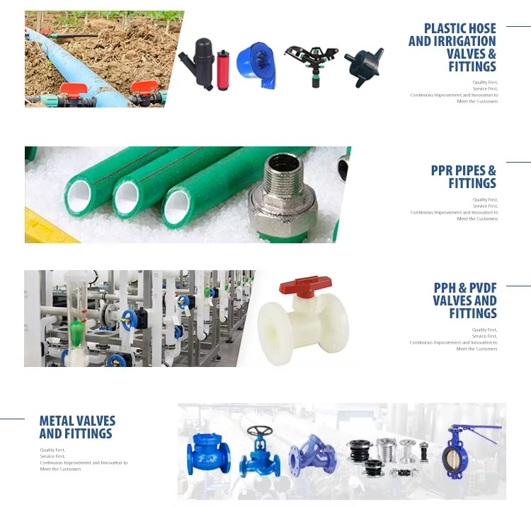 Durable PP Compression Fitting, Quick Connect Solution for LDPE & HDPE Pipes in Agricultural Irrigation and Water Supply Systems