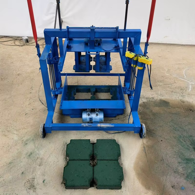 Small Construction Solid Semi-Automatic Cement Brick Machine Efficient Hollow Block Making Machinery