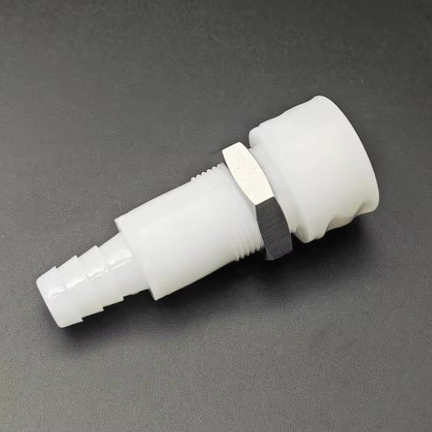 YRC Factory 3/8" Female Quick Disconnect Couplings Fittings 9.5mm Tubing ID Plastic Tube 60psi Pressure Brass Chrome-Plated Nut