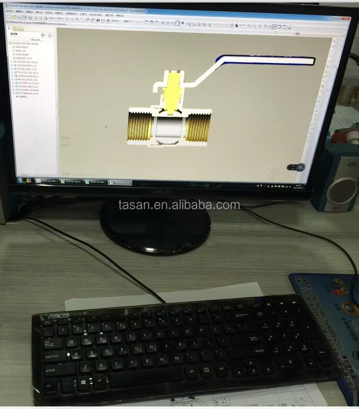 S1114 00 Long Life Cheapest Price Brass Ball Brass Stem Brass Ball Valve