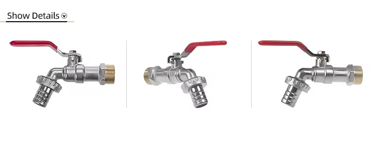 Brass Bibcock Valve Garden Hose Bibcock Water Faucet for Garden