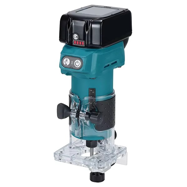 Portable 18V Cordless Wood Trimmer Adjustable Speed Brushless Lithium Hand Router Trimming Machine