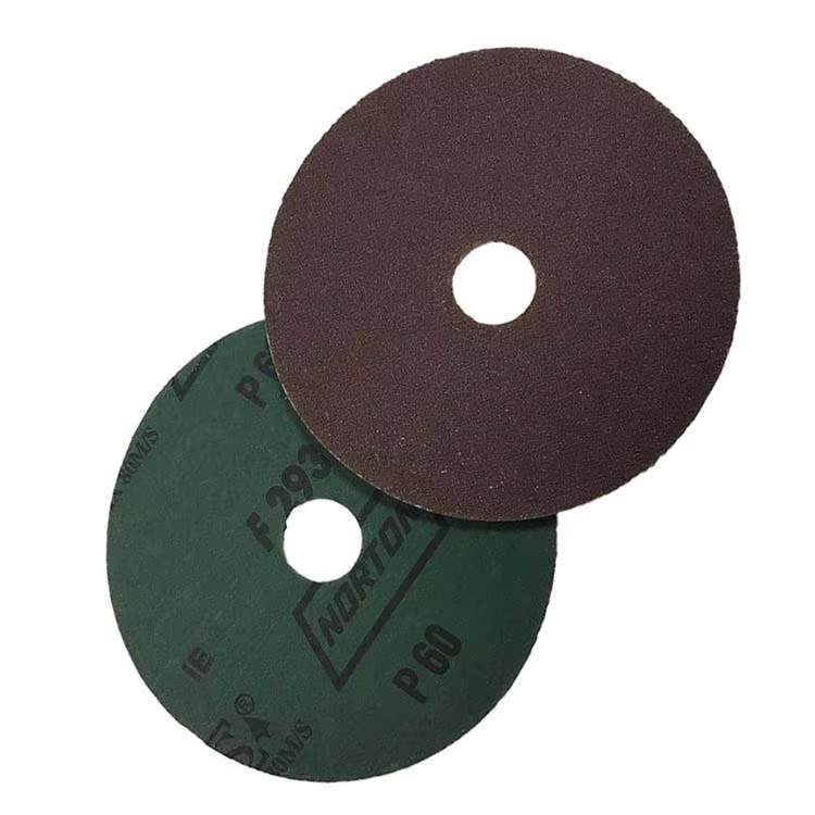 For High-Efficient Black Silicon Carbide Fiber Disc 4inch P50-P120 Abrasive Customizable Size Factory Price Durable Sanding