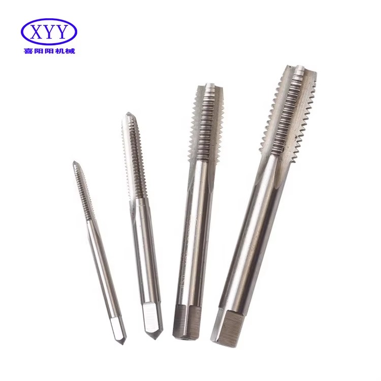 High-Speed HSS Steel Die Hand Tap ST6*1 Titanium Coated Metric Straight Flute Machine Tap Efficient Thread Cutting Screw Insert