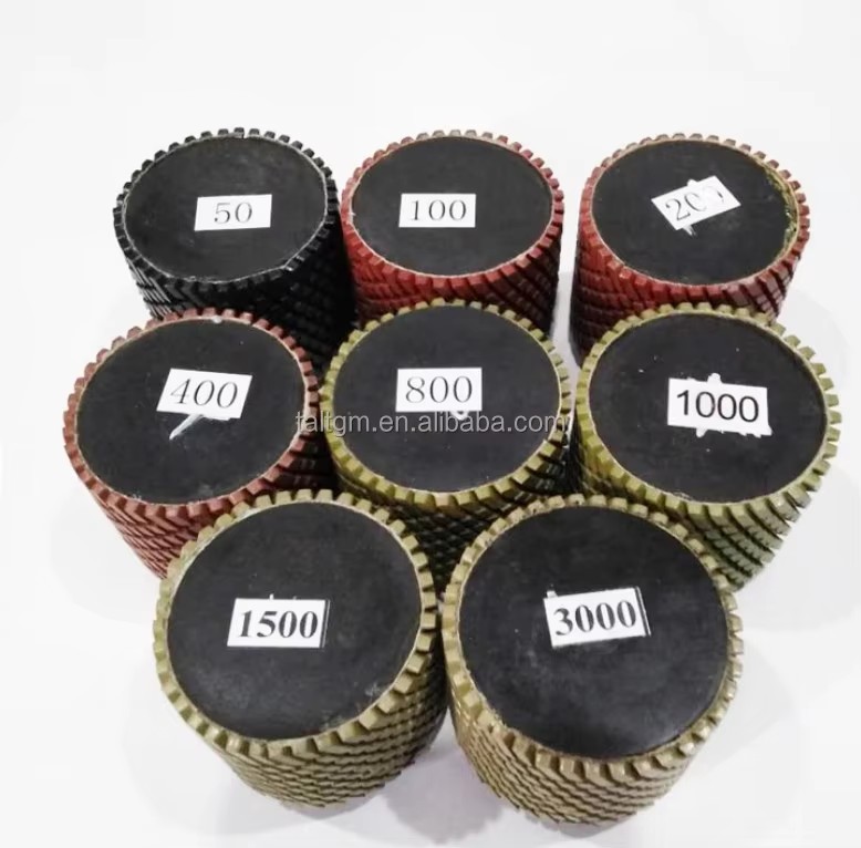 M14 Screw Connector Diamond Polishing Drum Wheel for Marble and Granite Abrasive Pad Polishing Stone