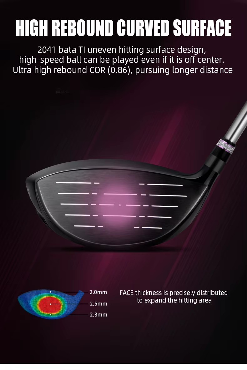 PGM LTG041 NSR 3 Right Handed High-end Professional Women Golf Clubs Complete Set with Golf Travel Bag