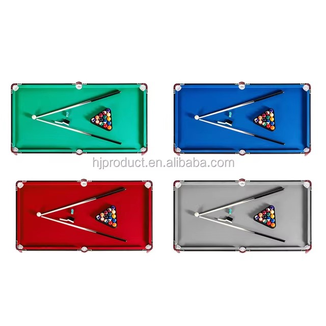 Popular MDF Material 6FT Billiards Table/Pool Table Game with Foldable Iron Legs Small Snooker Table