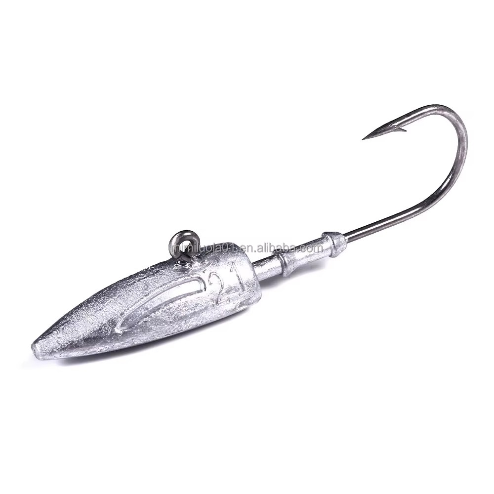 Wholesale JI100 7g 10g 15g 21g 28g 35g Lead Jig Head Fishing Hooks