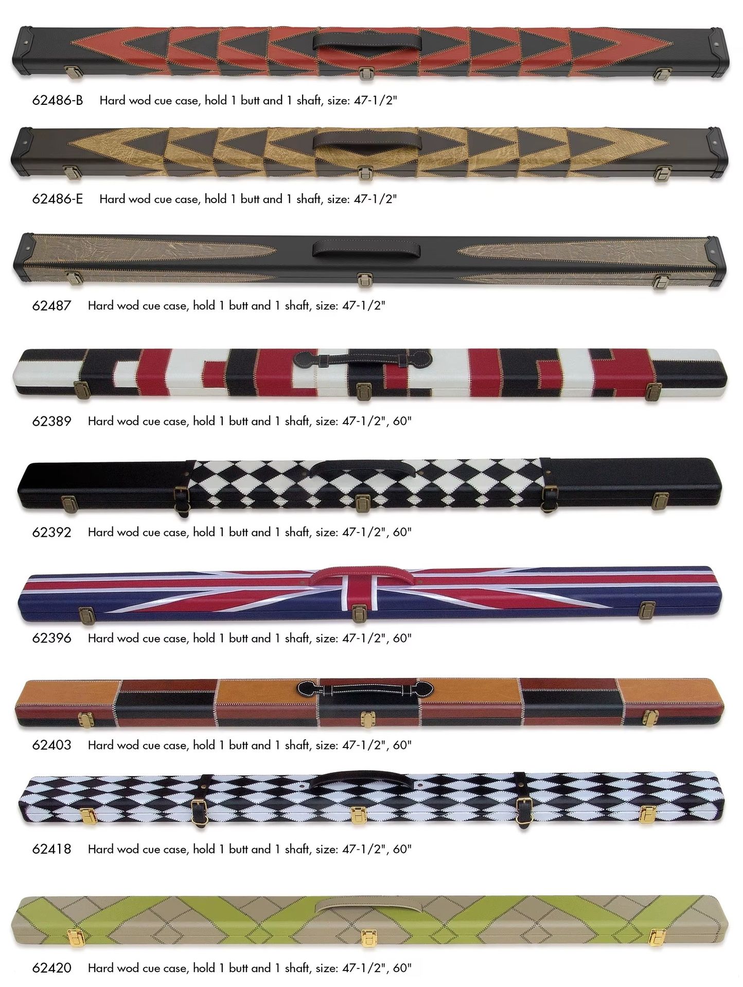 Professional Hard Wood Cue case,snooker Cue Bag