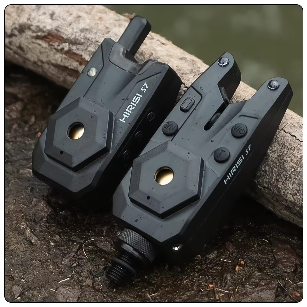 Hirisi Wireless Carp Fishing Alarm Set Waterproof Bite Alarm Indicator Carp Fishing Tackle 1+ 4 Set S7-4 Fishing Accessories