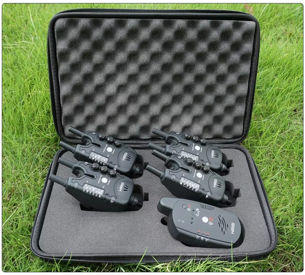 Hirisi Carp Fishing Alarm Set Wireless Bite Alarm 2 Way Remote Control Bite Indicator Fishing Accessories S8