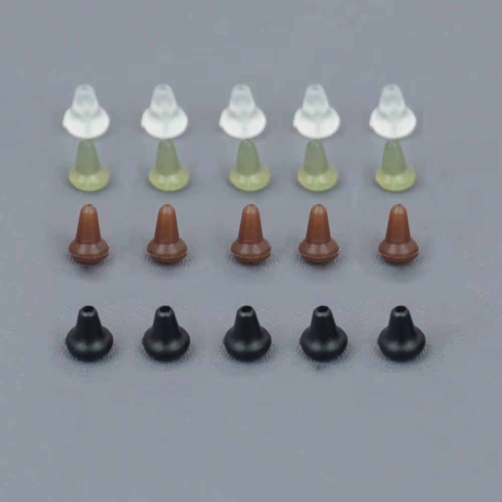 1000 Pieces Fishing Rubber Beads Fishing Rigs for Carp Fishing Hook Stopper Terminal Tackle Accessories