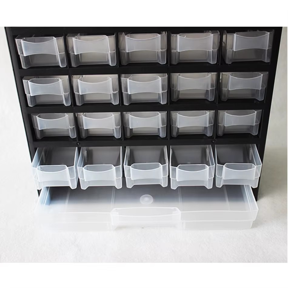 GD2047 Drawer Storage Cabinet clear Plastic Assortment Box