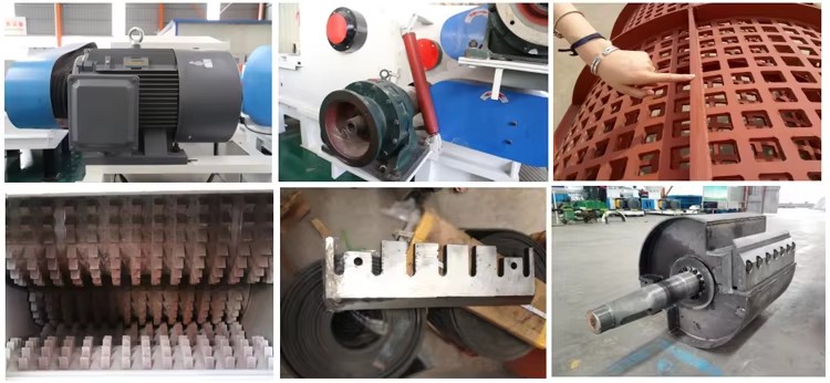 Firewood Cutting Machines Wood Chipper Cutting Forestry Wood Log Waste Chipping Wood Electric