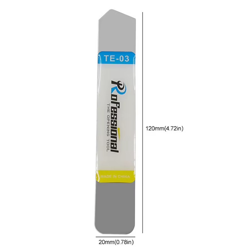0.23mm Ultra-thin Stainless Steel Opening Tool with Non-slip Grip Stainless Steel Blade