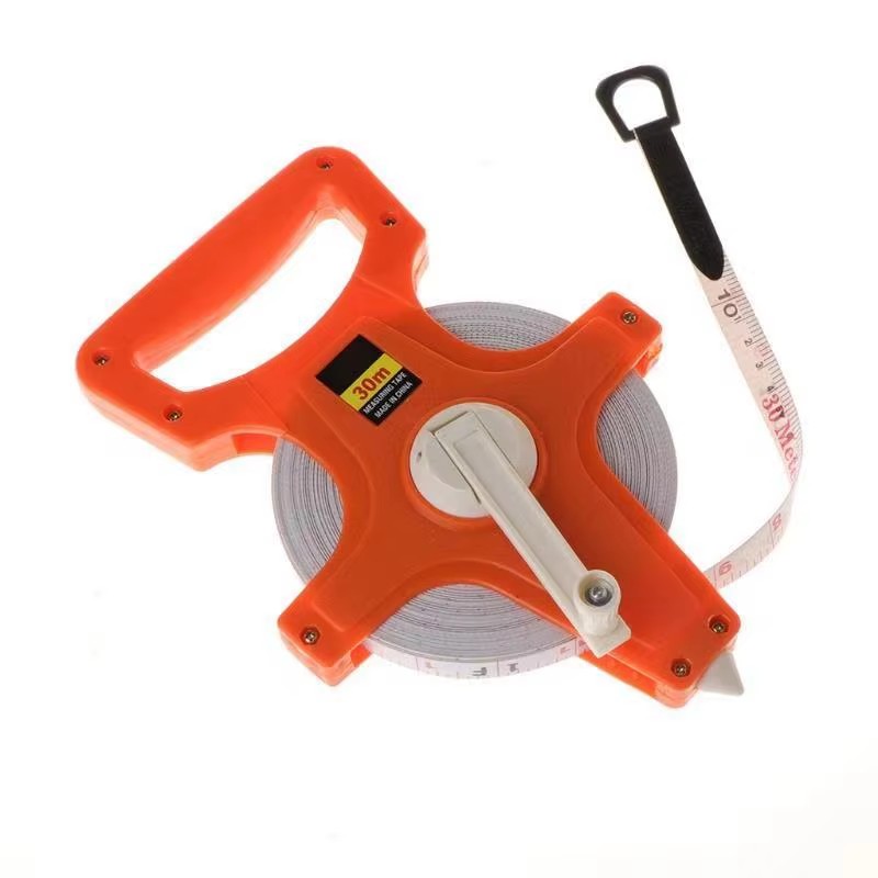 20M 30M 50M 100M Fiberglass Large Big Calibration Reel Construction Use Measuring Tools Waterproof Tape Measure