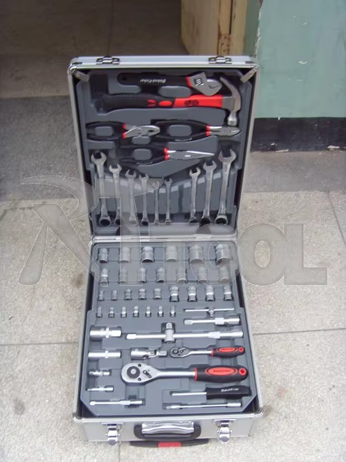 186pcs Aluminum Case Hand Tools Kit Mechanic