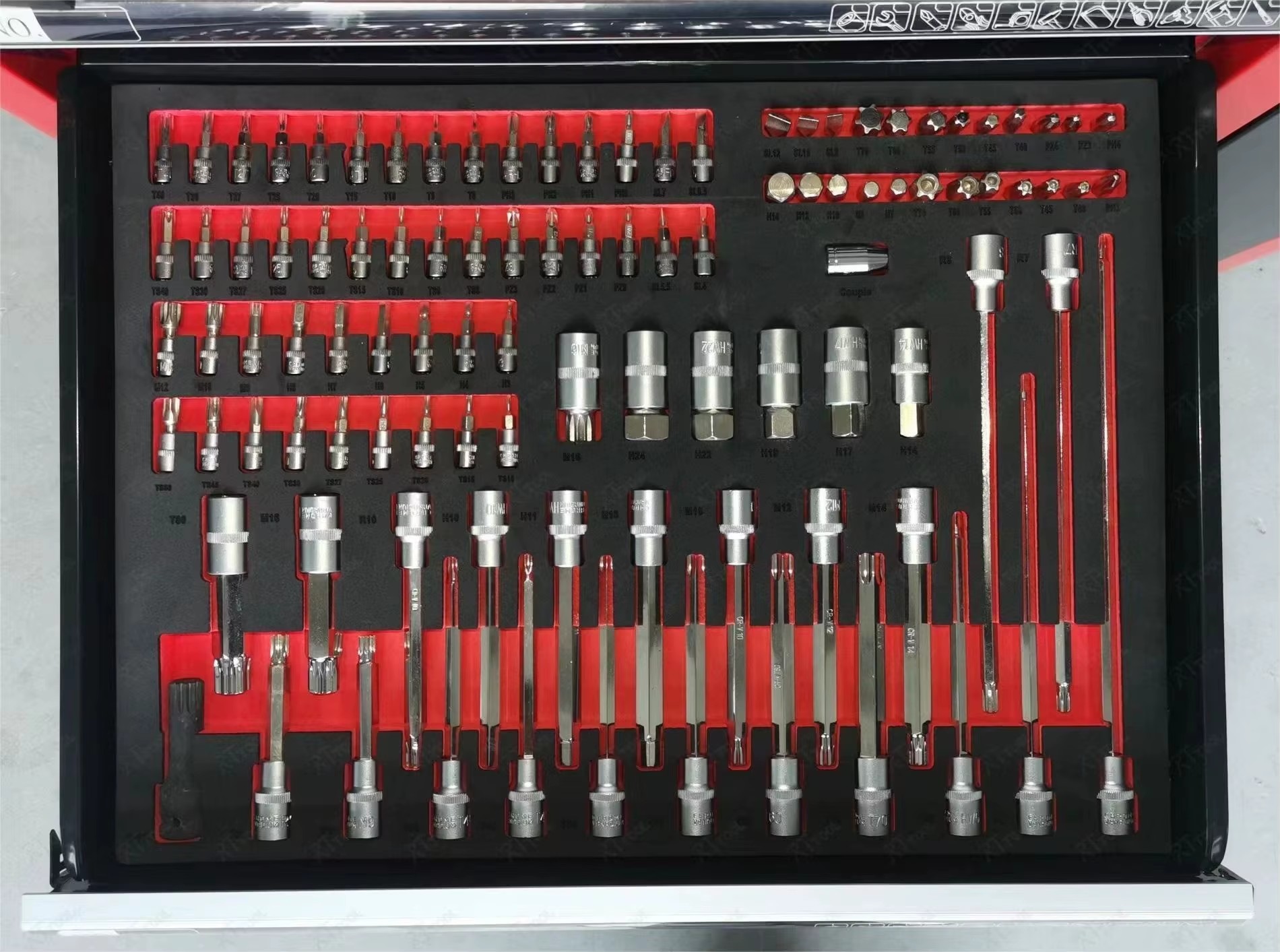 RTTOOL 266-Piece CR-V Auto Repair Tool Kit Mechanic Wrench Hand Set With Combination for Car Workshop Household