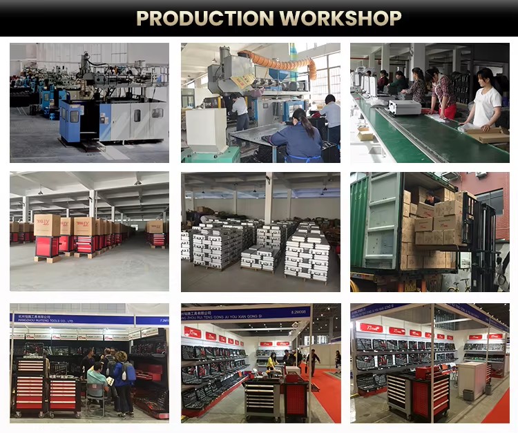 RT Tools High Quality Cordless Power Tool Combo Kit Plastic Cabinets and Wrench Sets Hand Source OEM Customization Available