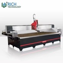 RICH Cnc Waterjet 45 Drgee Cutter Slab Stone Water Jet Cutter Ceramic Cutting Machine